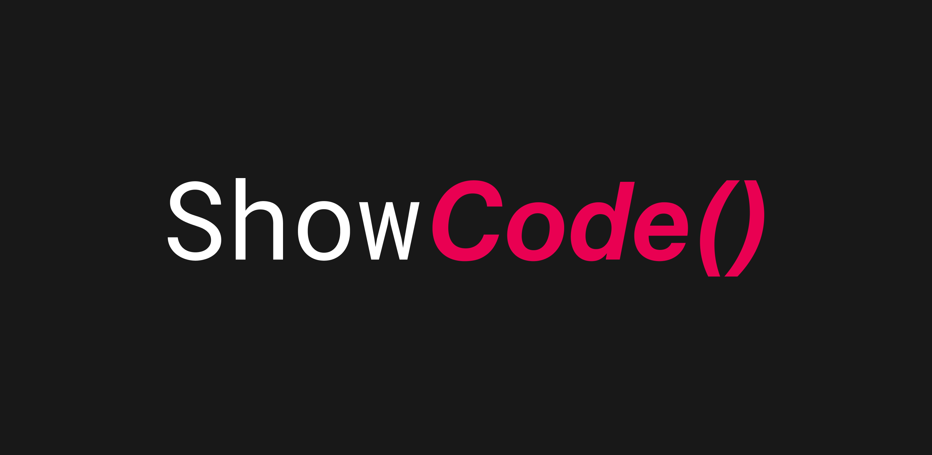 ShowCode logo